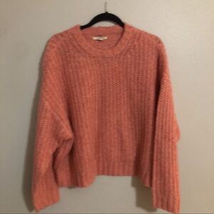 Cozy Knit Sweater in Coral